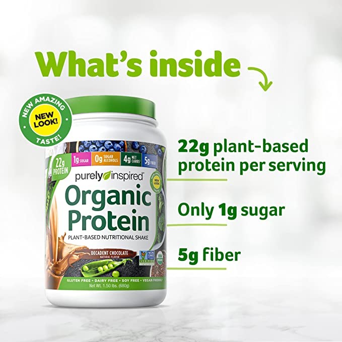 Plant Based Protein Powder | Purely Inspired Organic Protein Powder ...